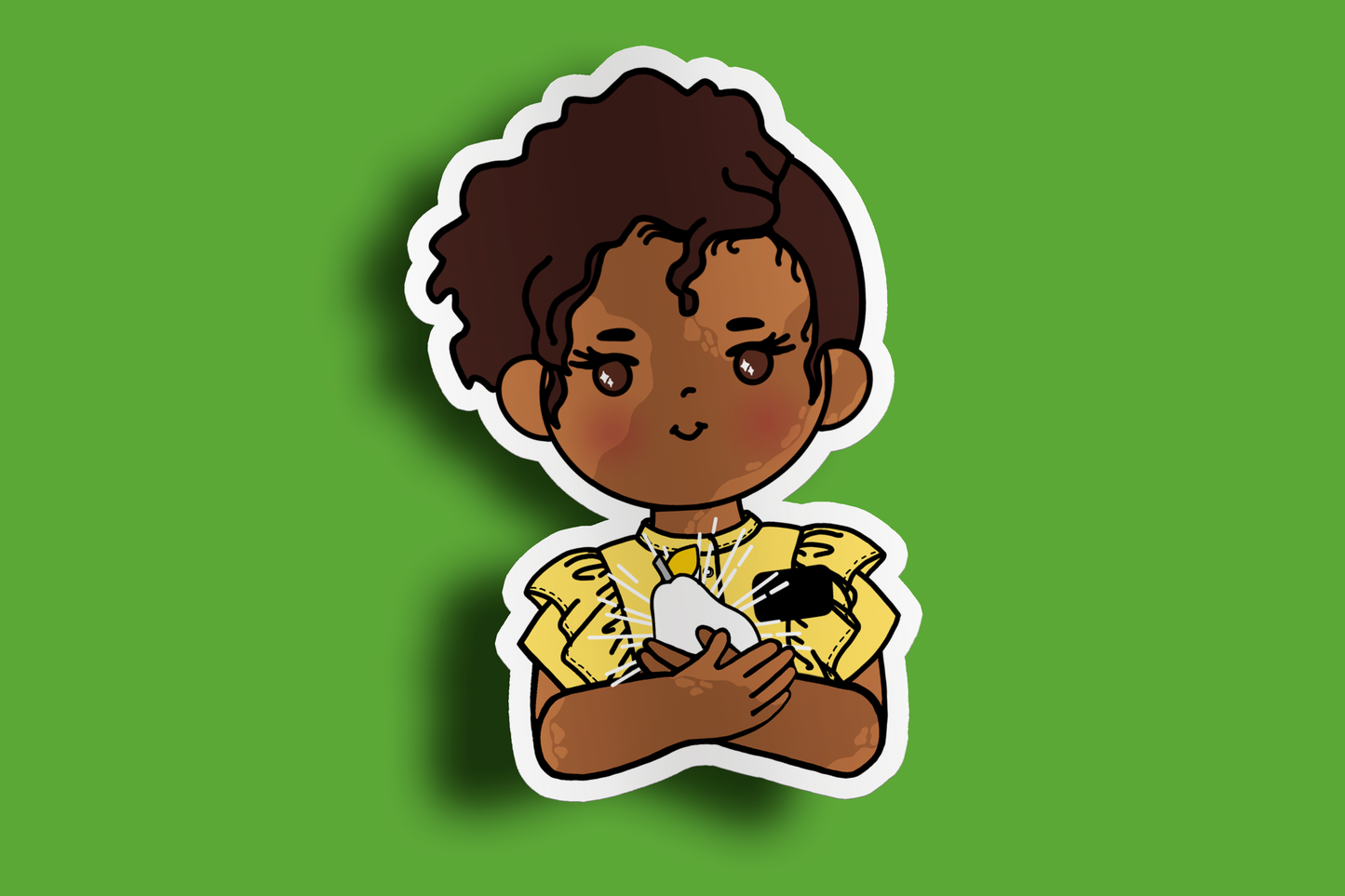 Fruit of Life 1.4 - Afro Sister Missionary Sticker