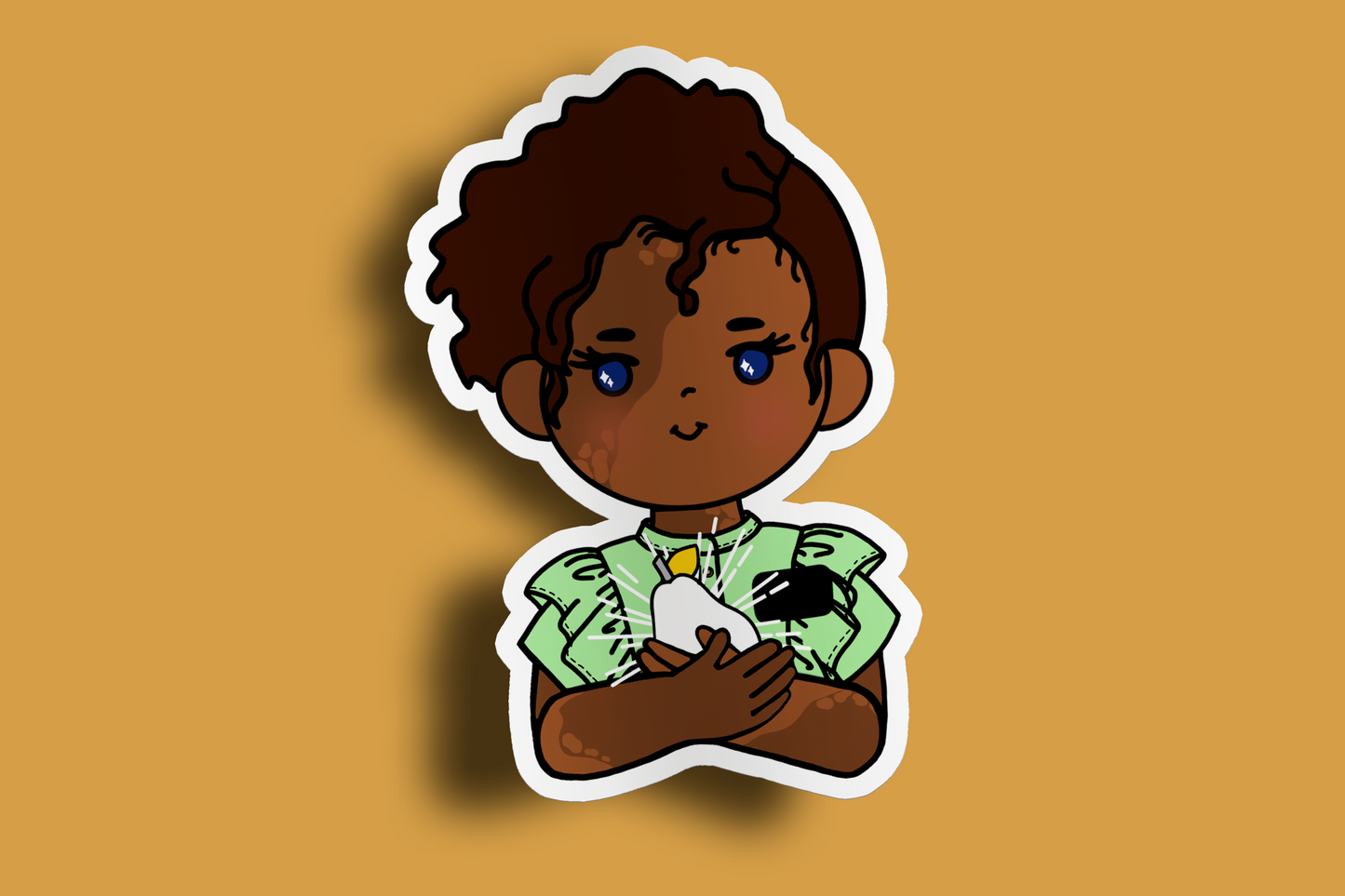 Fruit of Life 1.4 - Afro Sister Missionary Sticker