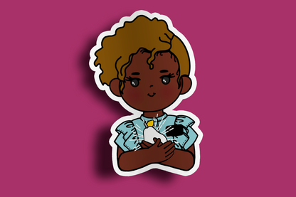 Fruit of Life 1.4 - Afro Sister Missionary Sticker