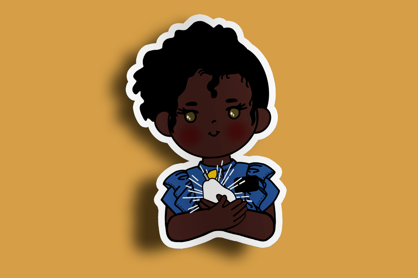 Fruit of Life 1.4 - Afro Sister Missionary Sticker