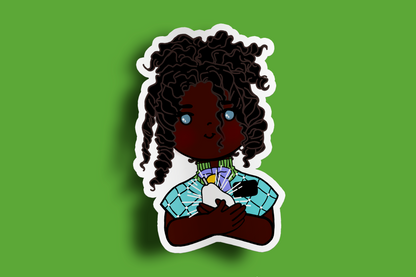 Fruit of Life 2.5 - Afro Sister Missionary Sticker