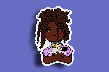 Fruit of Life 2.5 - Afro Sister Missionary Sticker