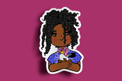 Fruit of Life 2.5 - Afro Sister Missionary Sticker