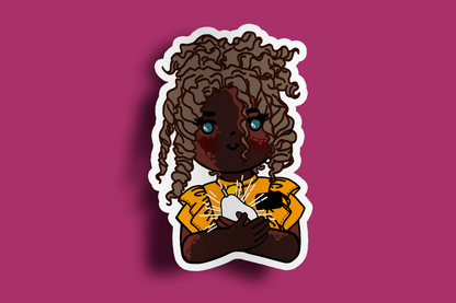 Fruit of Life 1.5 - Afro Sister Missionary Sticker