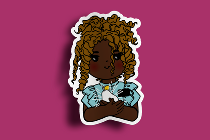 Fruit of Life 1.5 - Afro Sister Missionary Sticker