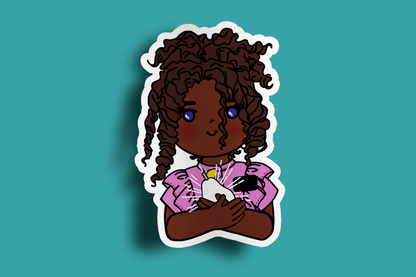 Fruit of Life 1.5 - Afro Sister Missionary Sticker