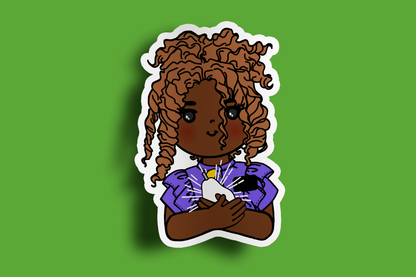 Fruit of Life 1.5 - Afro Sister Missionary Sticker