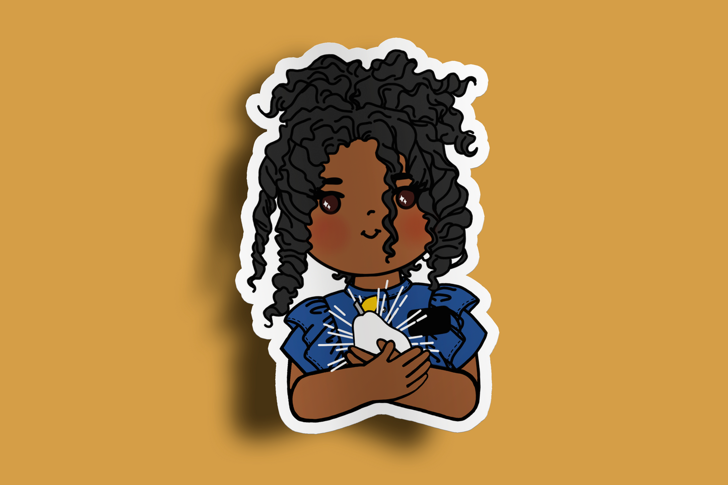 Fruit of Life 1.5 - Afro Sister Missionary Sticker