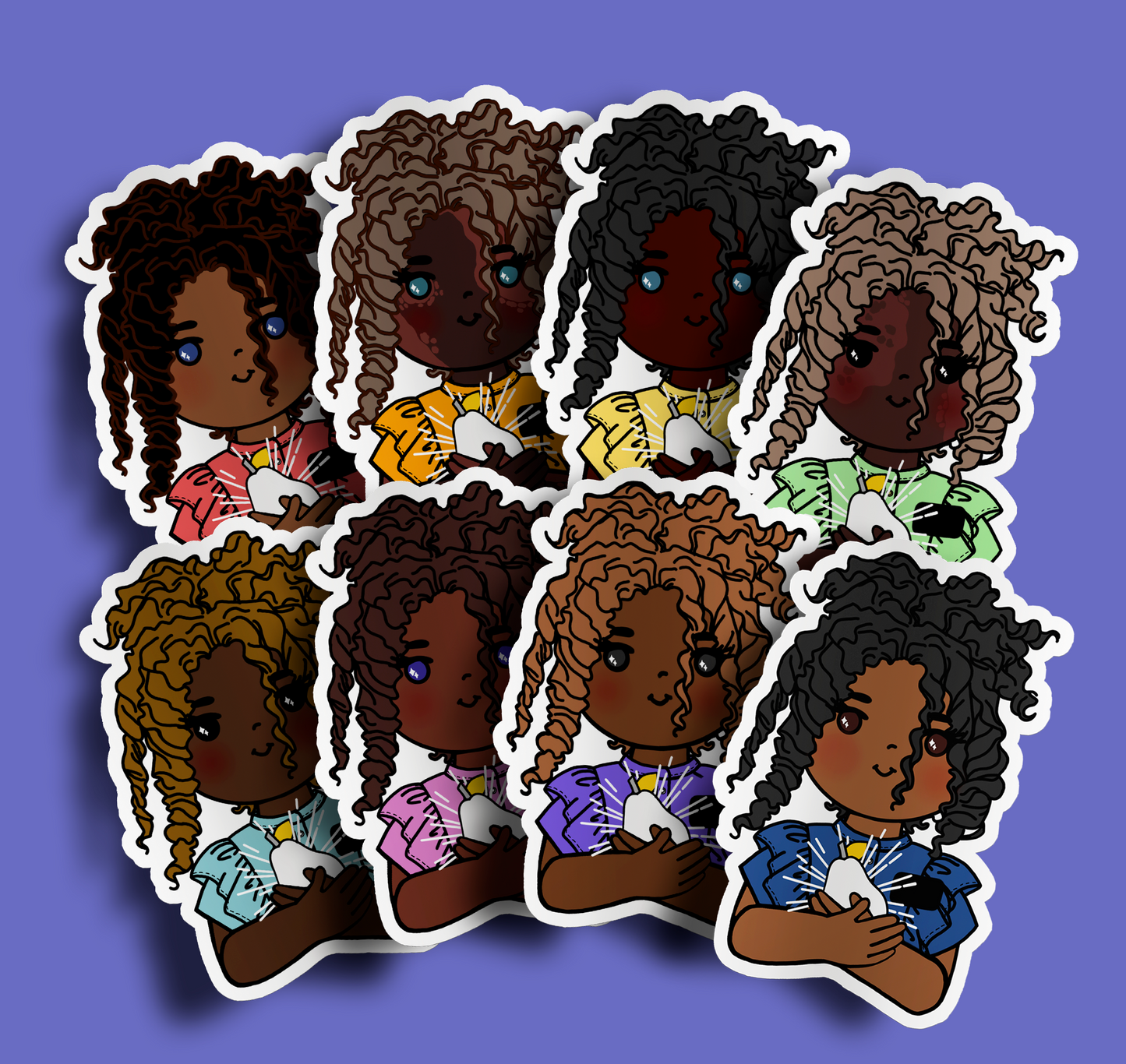 Fruit of Life 1.5 - Afro Sister Missionary Sticker